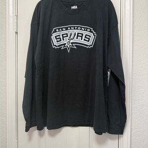 NBA San Antonio Spurs Black Long Sleeve Tee